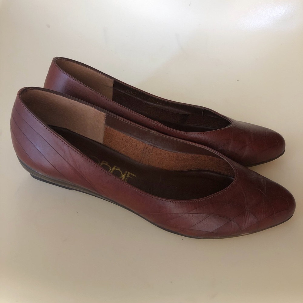 Fine Vintage Leather Flats Sz 7